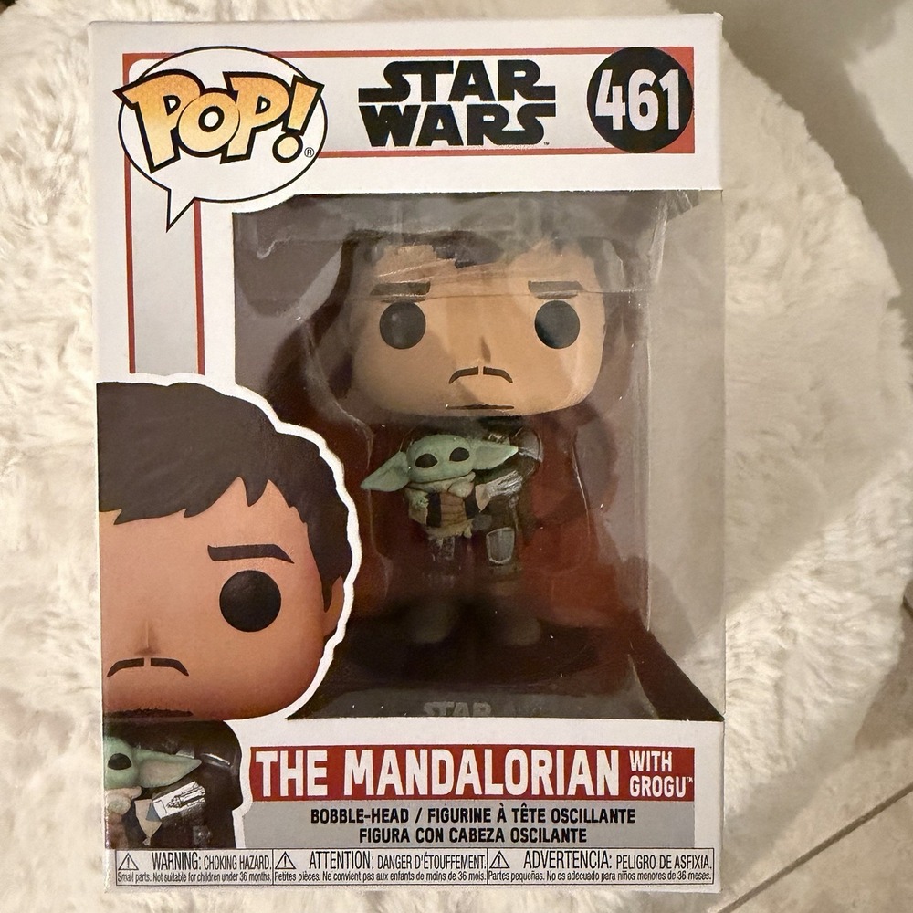 Funko Pop! The Mandalorian with Grogu Vinyl‎ Figure #461 Star Wars the Child